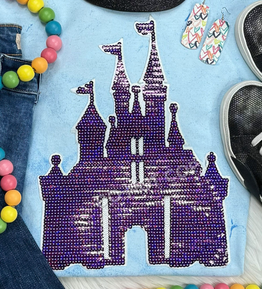 CASTLE SEQUIN PATCH