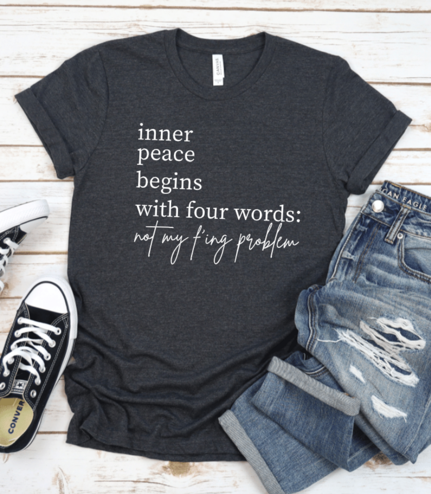 INNER PEACE BEGINS WITH FOUR WORDS (NON EXPLICIT VERSION)