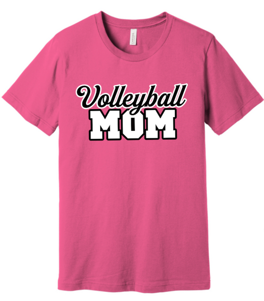 CUSTOM VOLLEYBALL MOM FRONT AND CUSTOM BACK