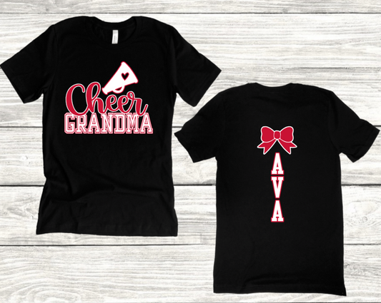 CHEER GRANDMA WITH BOW BACK (CHANGE COLOR SET UP)