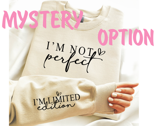 I'M NOT PERFECT I'M LIMITED EDITION MYSTERY OPTION