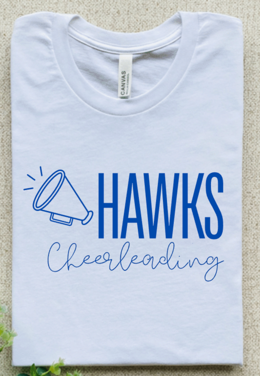 HAWKS CHEERLEADING ON WHITE