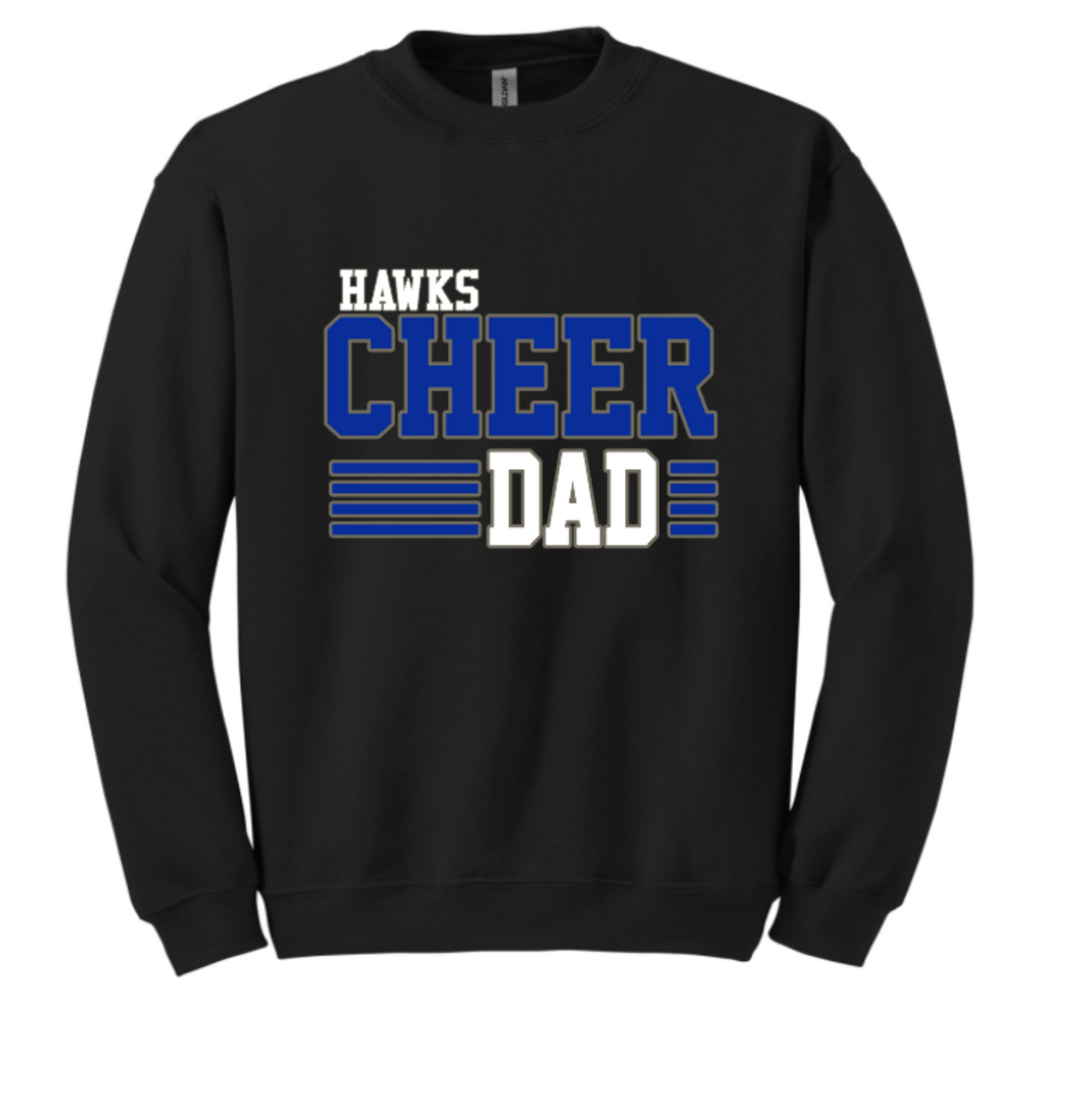 HAWKS CHEER DAD ON BLACK