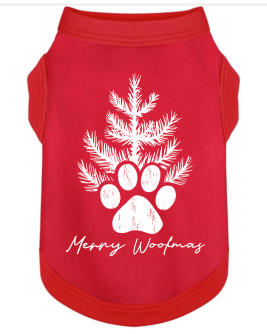 CUSTOM DOG SHIRT RED OR BLACK ONLY