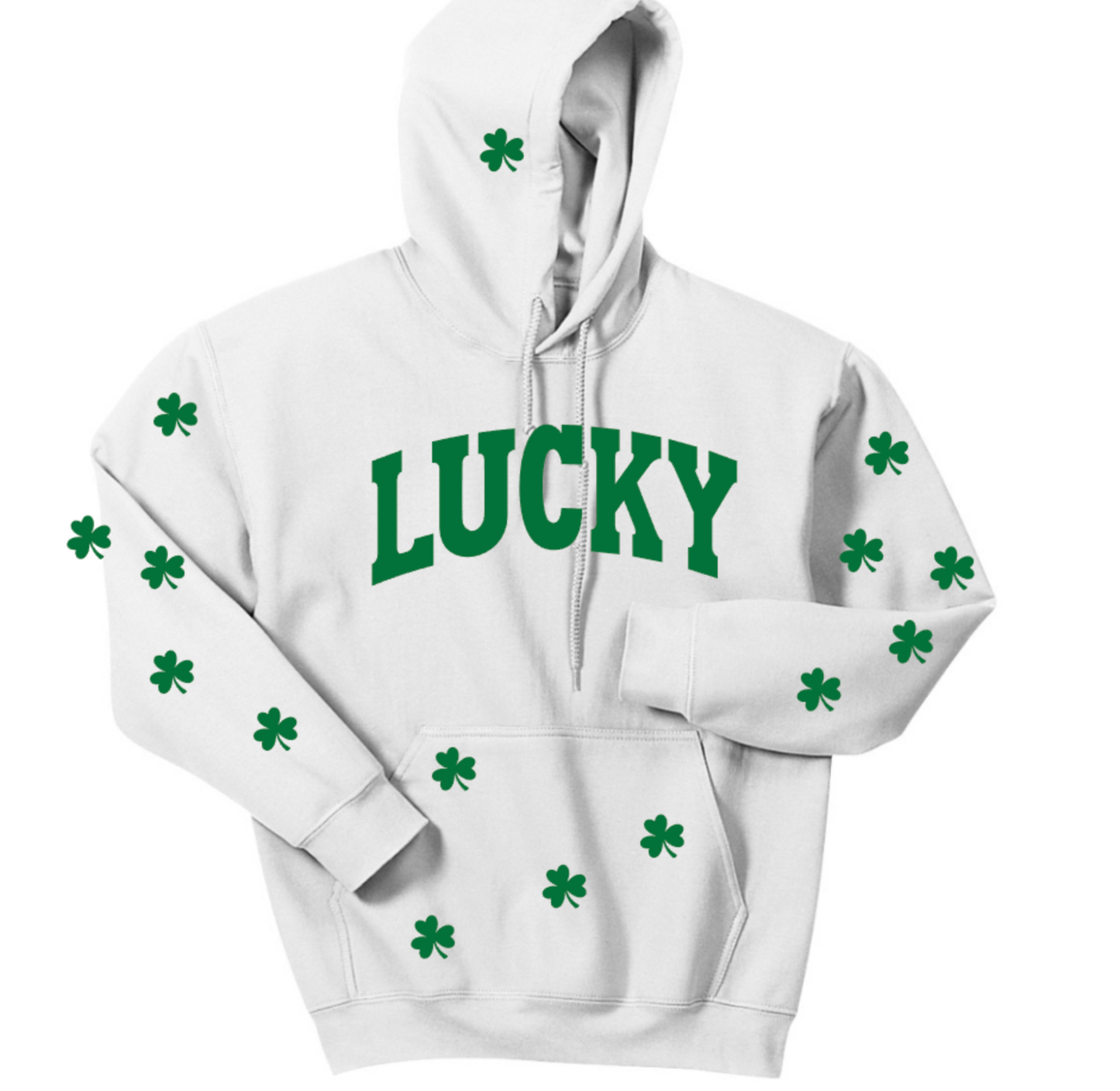 LUCKY NON DISTRESSED VARSITY SET UP SHAMROCKS SCATTERED