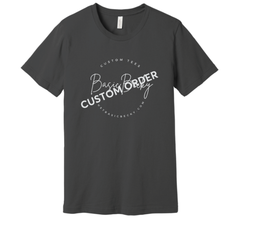 SPECIAL ORDER FOR AD AND FRIENDS (FRONT AND BACK ON LIGHT PINK)