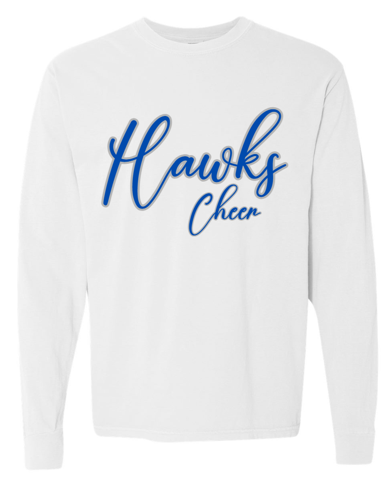 HMS HAWKS CHEER GLITTER PRINT
