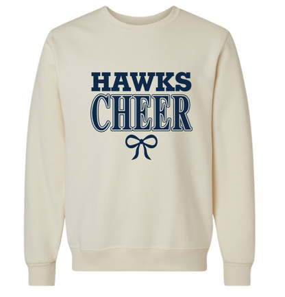 HAWKS CHEER NAVY WITH CREAM