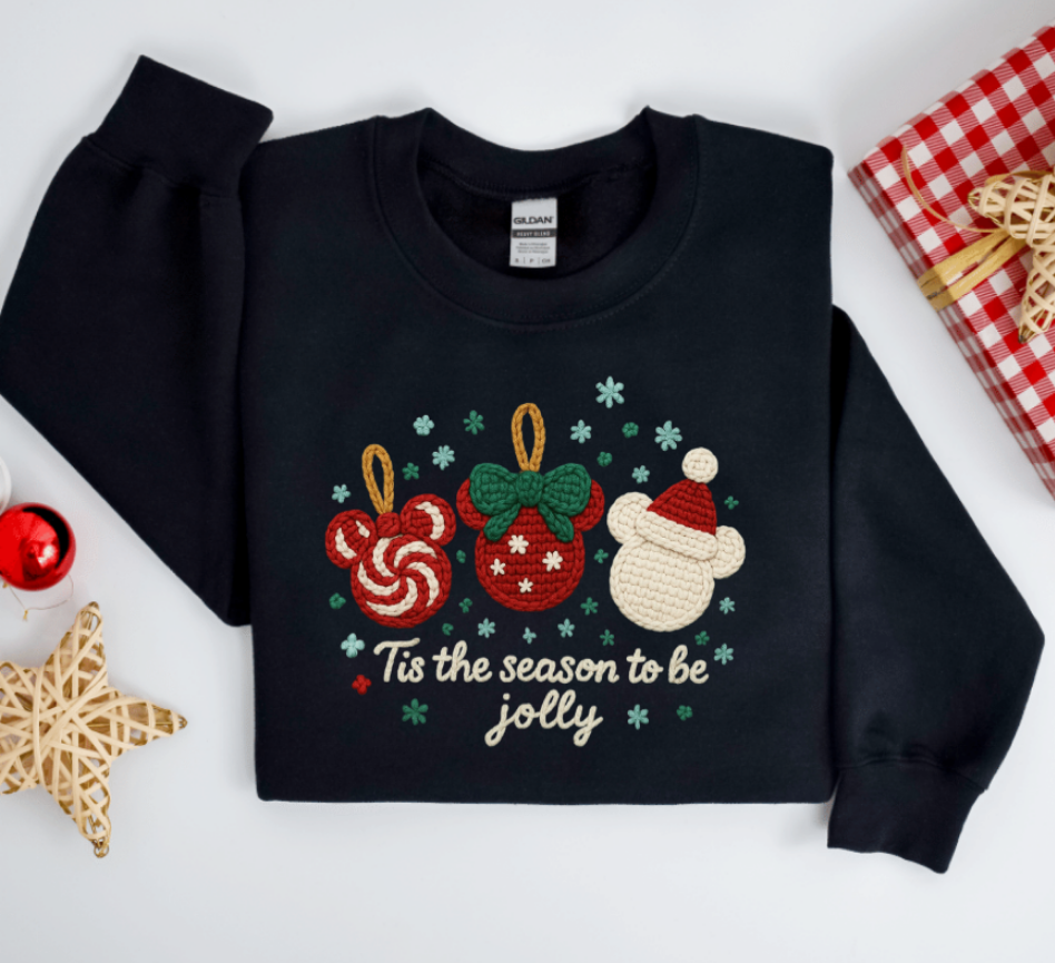 TIS THE SEASON TO BE JOLLY FAUX YARN