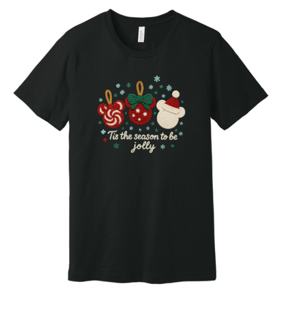 TIS THE SEASON TO BE JOLLY FAUX YARN