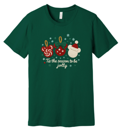 TIS THE SEASON TO BE JOLLY FAUX YARN