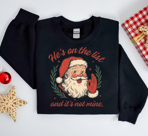 HE'S ON THE LIST AND IT'S NOT MINE