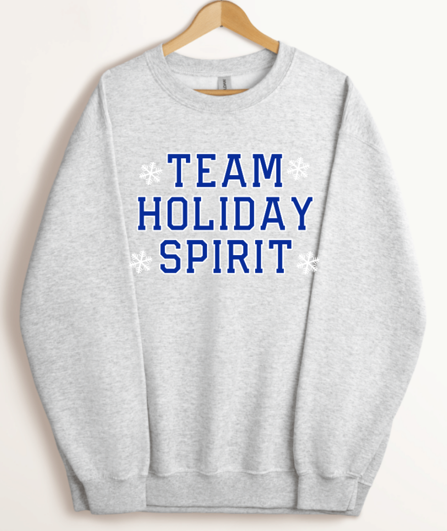 TEAM HOLIDAY SPIRIT BLUE LETTERING