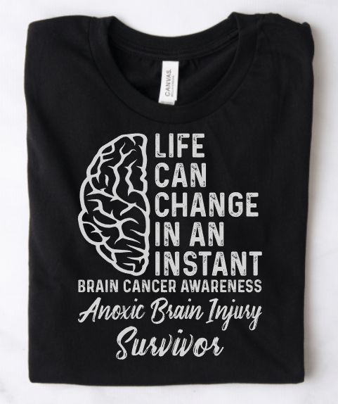 LIFE CAN CHANGE IN AN INSTANT BRAIN CANCER AWARENESS