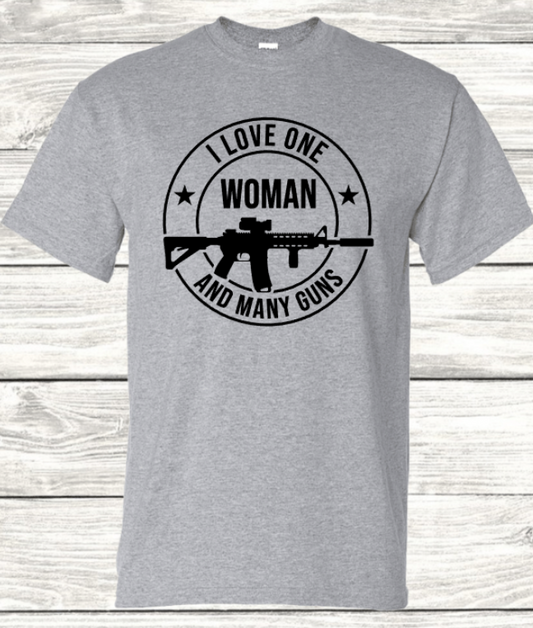 I LOVE ONE WOMAN AND MANY