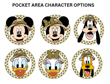 SAFARI TRIP TEE WITH FRONT POCKET AREA