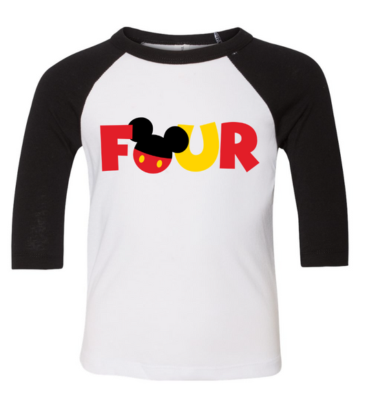 MM FOUR ON RAGLAN