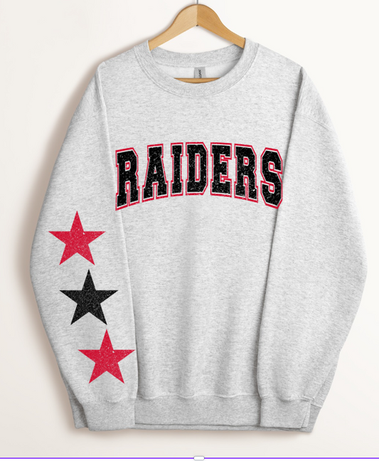 RAIDERS ARCH AND ONE SLEEVE OF STARS SET UP