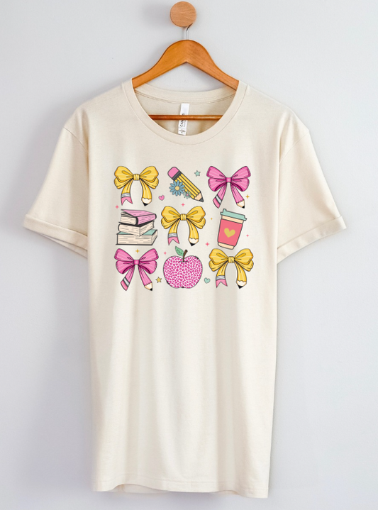 PENCIL BOW BOOK COFFEE DESIGN