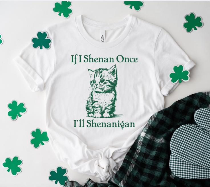 IF I SHENAN ONCE I'LL SHENANIGAN