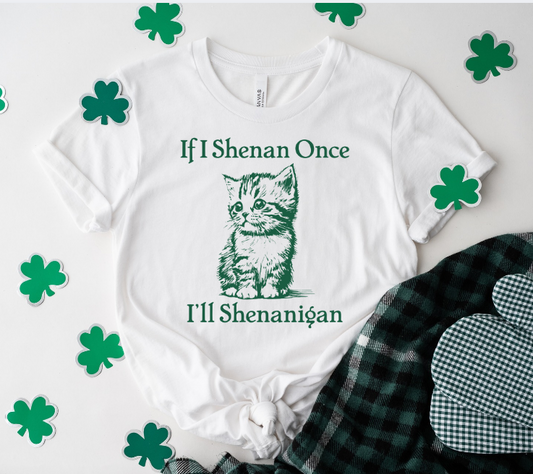 IF I SHENAN ONCE I'LL SHENANIGAN