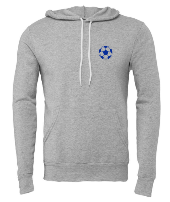 SOCCER GIRL WITH FLAG ON BACK AND PERSONALIZED FRONT POCKET AREA