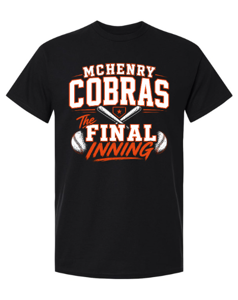 MCHENRY COBRAS THE FINAL INNING LINK CLOSES 7/17 9PM
