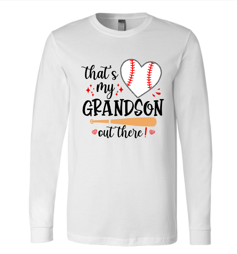 THAT'S MY GRANDSON OUT THERE