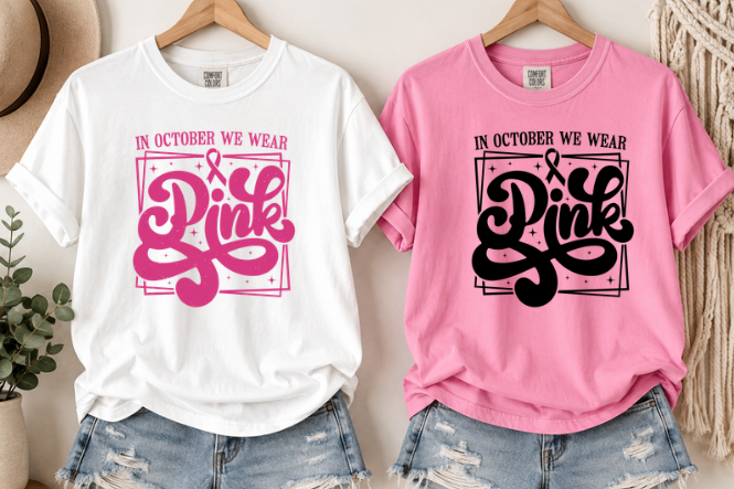 IN OCTOBER WE WEAR PINK