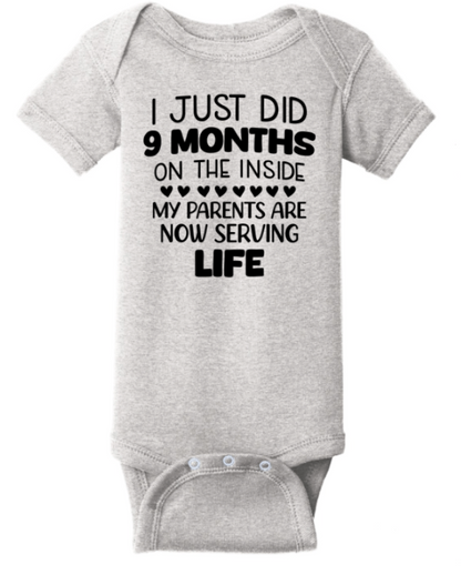 I JUST DID 9 MONTHS ON THE INSIDE