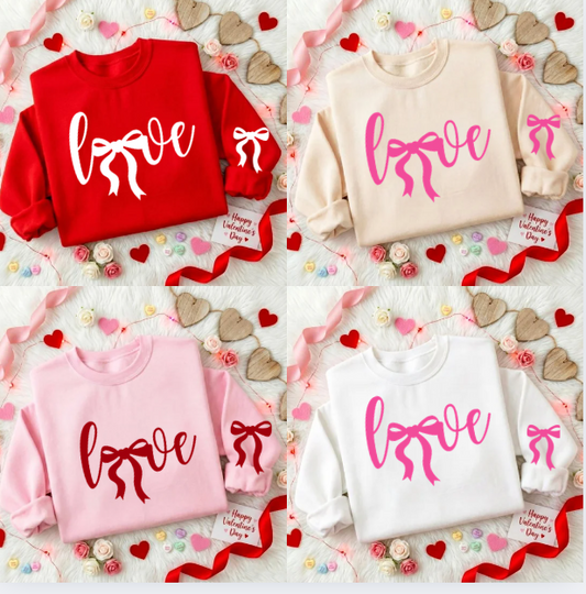 LOVE WITH BOW ON SLEEVE