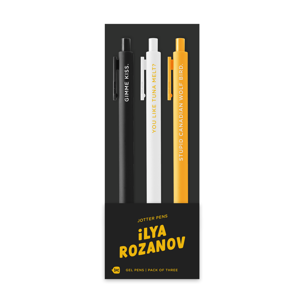 NEW! Heated Rivalry Jotter Pens: Shane Hollander 3 Pack