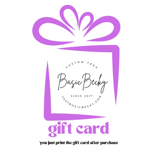 Basic Becky Online Gift Card