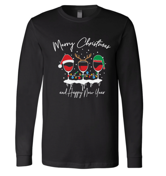MERRY CHRISTMAS AND HAPPY NEW YEAR WINE