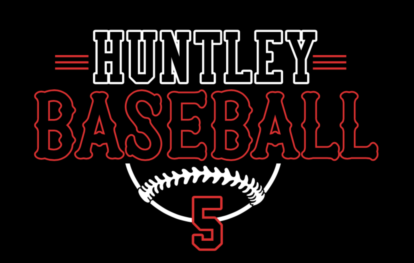 HUNTLEY BASEBALL WITH OR WITHOUT NUMBER