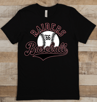RAIDERS BASEBALL WITH NUMBER