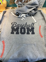 PERSONALIZED BASEBALL MOM WITH NAME AND NUMBER