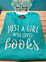 JUST A GIRL WHO LOVES BOOKS