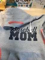 PERSONALIZED BASEBALL MOM WITH NAME AND NUMBER